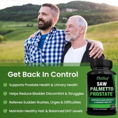 Prostate Support – Saw Palmetto – Supports Hair Growth* Urinary Tract Health*