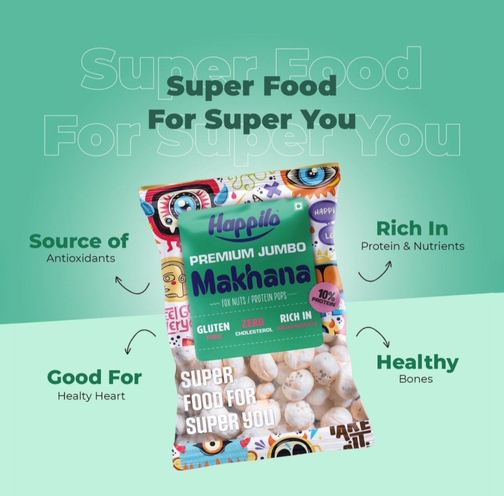 Premium Jumbo Phool Makhana | Handpicked Fox Nuts | 100% Natural Superfood