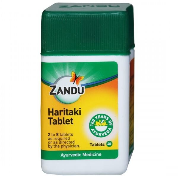 Zandu Ayurvedic Digestive Haritaki Tablet 40 Tablets
