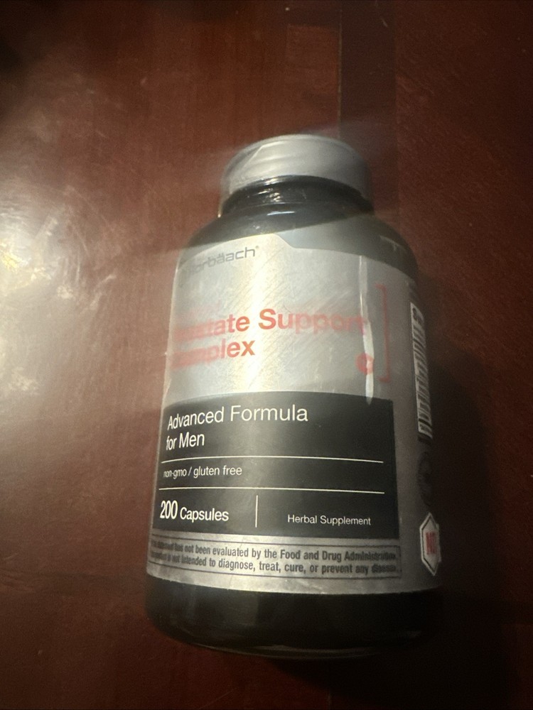 Prostate Supplement for Men | 200 Capsules | Herbal Complex | by Horbaach 06/27
