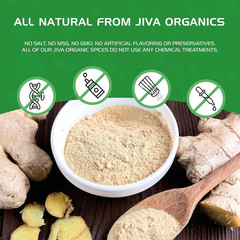 Organic Ginger Root Powder 1 LB Jar – Gluten Free, Non-GMO – for Cooking, Baking
