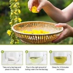 2 Packs Natural Mullein Tea 100g For Lungs Cleanse Immune Support Herbal Teas