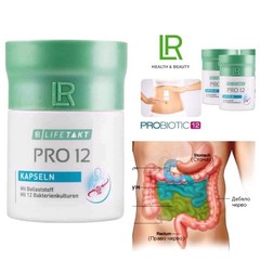 LR LIFETAK PRO12+ Intestine Support Capsules Women Men 30 pcs