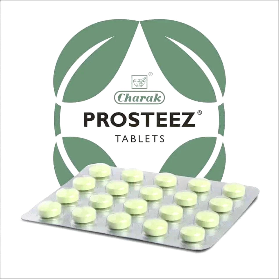 Charak Prosteez Ayurvedic Tablet – 200 Tablets (10 Strips) Prostate Health