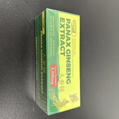 Red PANAX Ginseng Extract 12 years old Roots 8000 Mg Premium 1 Box of 30 Bottles