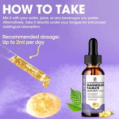 60ml Magnesium Taurate Liquid Drops Magnesium Potassium 2300mg(VB6 Mg Q10)