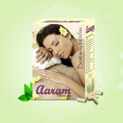 Supplements for Insomnia Problem Herbal Pills For Good Sleep 120 Aaram Capsules