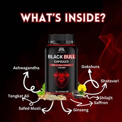 Ayurvedic Men Capsules with Ashwagandha Gokshura Safed Musli 30Ct