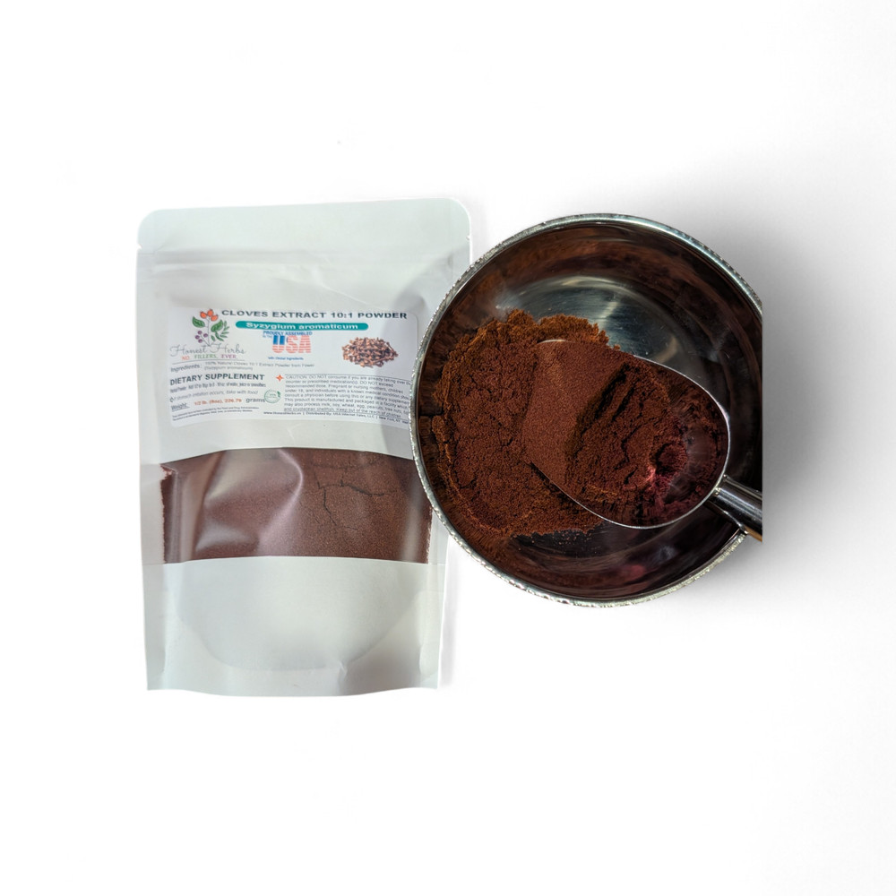 Cloves 10:1 Extract Powder (Syzygium aromaticum) Wild Crafted, Fresh Packed8 8oz
