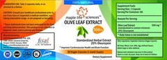Olive Leaf Extract Capsules 20% Oleuropein Antioxidant Improve Immune system