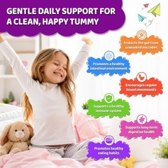 para Cleanse Gummies for Kids & Humans, Herbal Gut Health Gummies with Wormwood