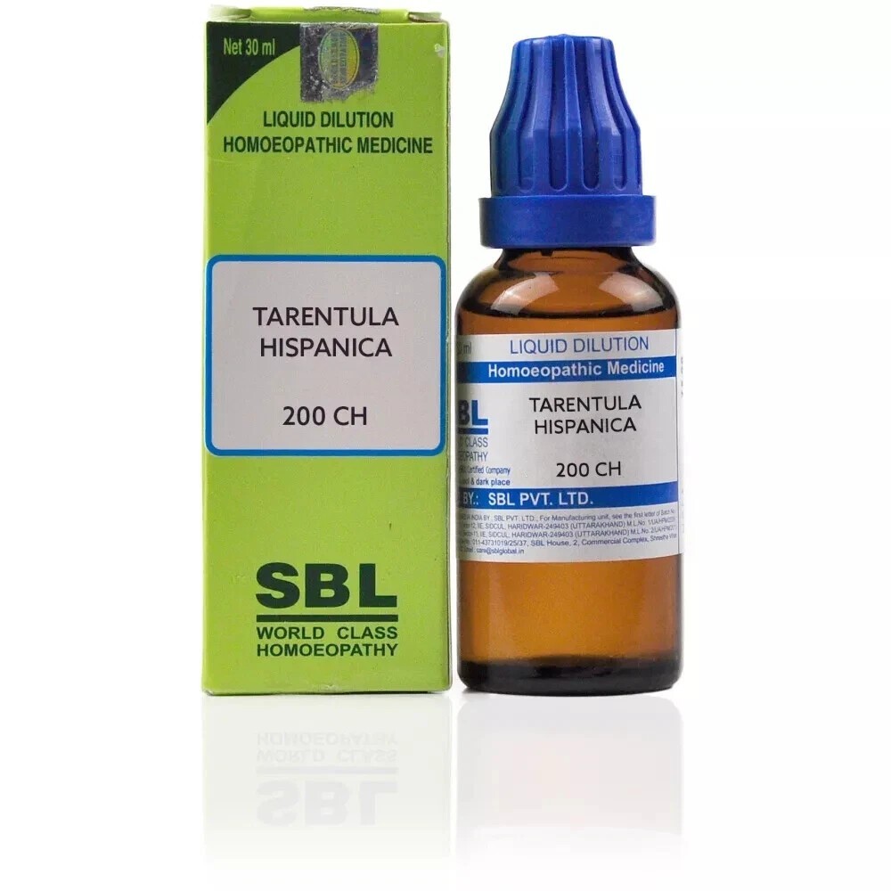 SBL Tarentula Hispanica 200CH Dilution Free Delivery 5 to 7 days