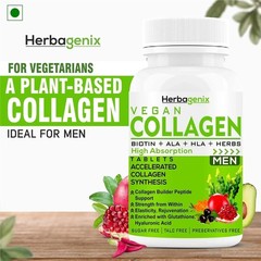 Herbagenix Vegan Collagen Tablets For Men 60 Tablets p292