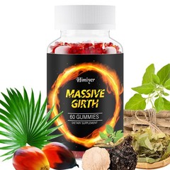Men’s Massive Girth Gummies – diameter & length increase, endurance,Lasting