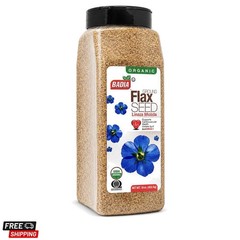 16 oz Bottle Ground Flax/Seed/Powder/Linaza/Molida/Organica/Polvo/Kosher