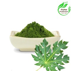 Papaya Leaves Powder Organic Ground Dried Carica Papaya Herbal Supplement Detox