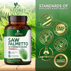 Saw Palmetto for Men 1000MG – Stinging Nettle and Pumpkin Seed Extract Prostate