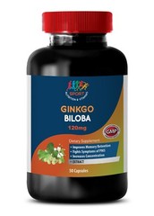 Improved Blood Flow To The Brain – GINKGO BILOBA EXTRACT 120mg – Ginko Herb 1B