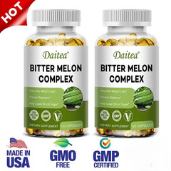 Natural Bitter Melon Extract Capsules Help Lower Blood Sugar, Prevent Heatstroke
