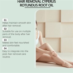 4X NEW Cyperus Rotundus Oil – 60ml Natural Cyperus Rotundus Oil For Hair Removal