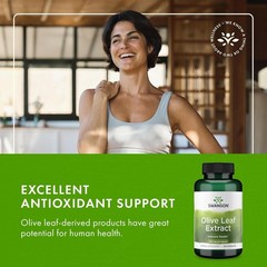 Swanson Olive Leaf Extract Capsules with 20% Oleuropein – Provides Immune…