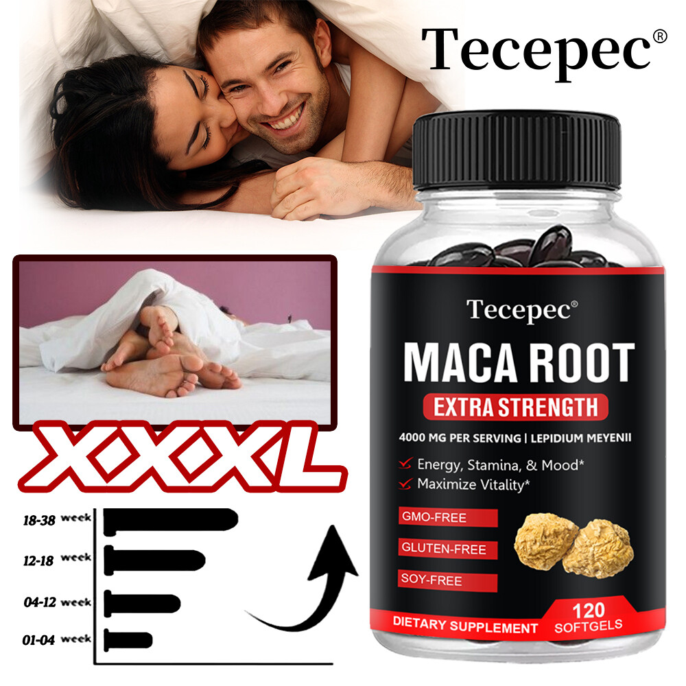 Maca Root Extra Strength 4000mg Per Serving (Lepidium Meyenii), Energy, Stamina