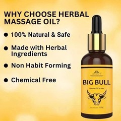 Intimify Premium Natural Botanical Massage Oil Herbal Formula for Men – 15ml