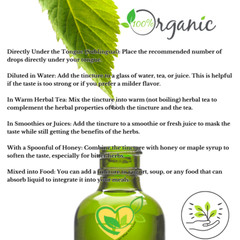 Mullein Leaf Tincture Natural Liquid Drops Extract 2 Oz Lungs Breath Respiratory