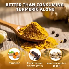 Turmeric Curcumin w/BioPerine & CoQ10 2000mg High Absorption Antioxidant Heart