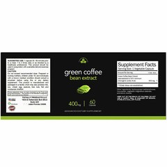 Spirulina Blue Green Algae Immune Support Green Coffee Weight Management 60 Caps