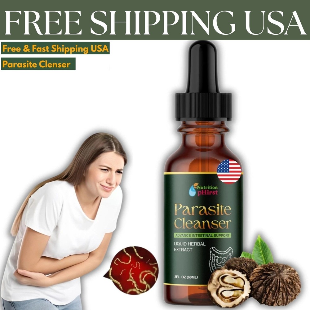 Parasite Cleanse Tincture/Extract-Wormwood, Black Walnut Hull, Clove 2oz USA