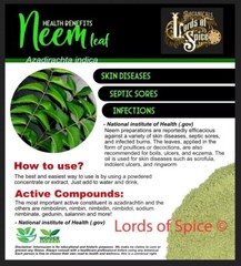 Neem Leaf Powder – Highest Quality – USA