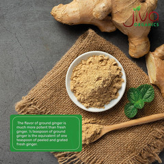 Organic Ginger Root Powder 1 LB Jar – Gluten Free, Non-GMO – for Cooking, Baking