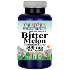 Bitter Melon Standardized Extract 500mg180 Caps Synephrine