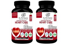 Dr. JPG Organic Heart Care Capules Arjuna , Moringa Extract Heart care Pack 2X60
