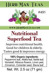NUTRITIONAL SUPERFOOD TEA a highly nutritious daily drink for children & elderly