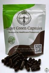 Twisted Roots Microgreen powder capsules supplement 60ct 2 capsules daily
