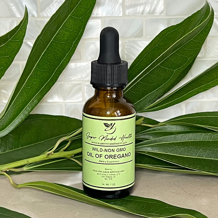 Oil Of Oregano Wild-Mediterranean 1 Oz Non-Gmo High Carvacrol-Greater Than 85%