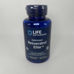 Optimized Resveratrol Elite Quercetine/Fisetin 60 Caps Life Extension. Exp 10/27