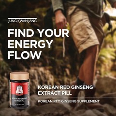 JUNG KWAN JANG Korean Red Ginseng Extract Pill – Red Panax Ginseng Energy Supple
