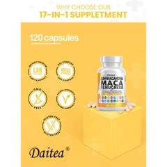 Maca Root 2000mg – 120 Capsules – Sexual Health, Libido, Lepidium Meyenii