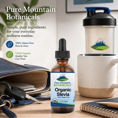 Best Liquid Stevia Without Erythritol? Pure Mountain Botanicals Organic Stevia