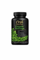 Organic Moringa 1000mg Capsules | Natural Leaf Extract | Immune & Metabolism Sup