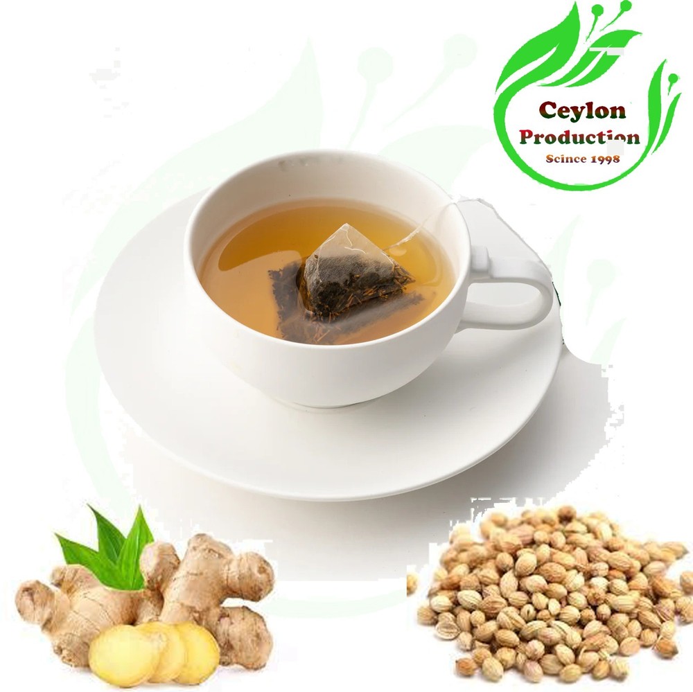 Organic Ginger-Coriander Herbal Tea Bags pure herbal Natural Wellness Drink