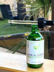 Ashwagandha Tincture Organic Liquid Root Drops 2 oz Natural Mood Stress Balance