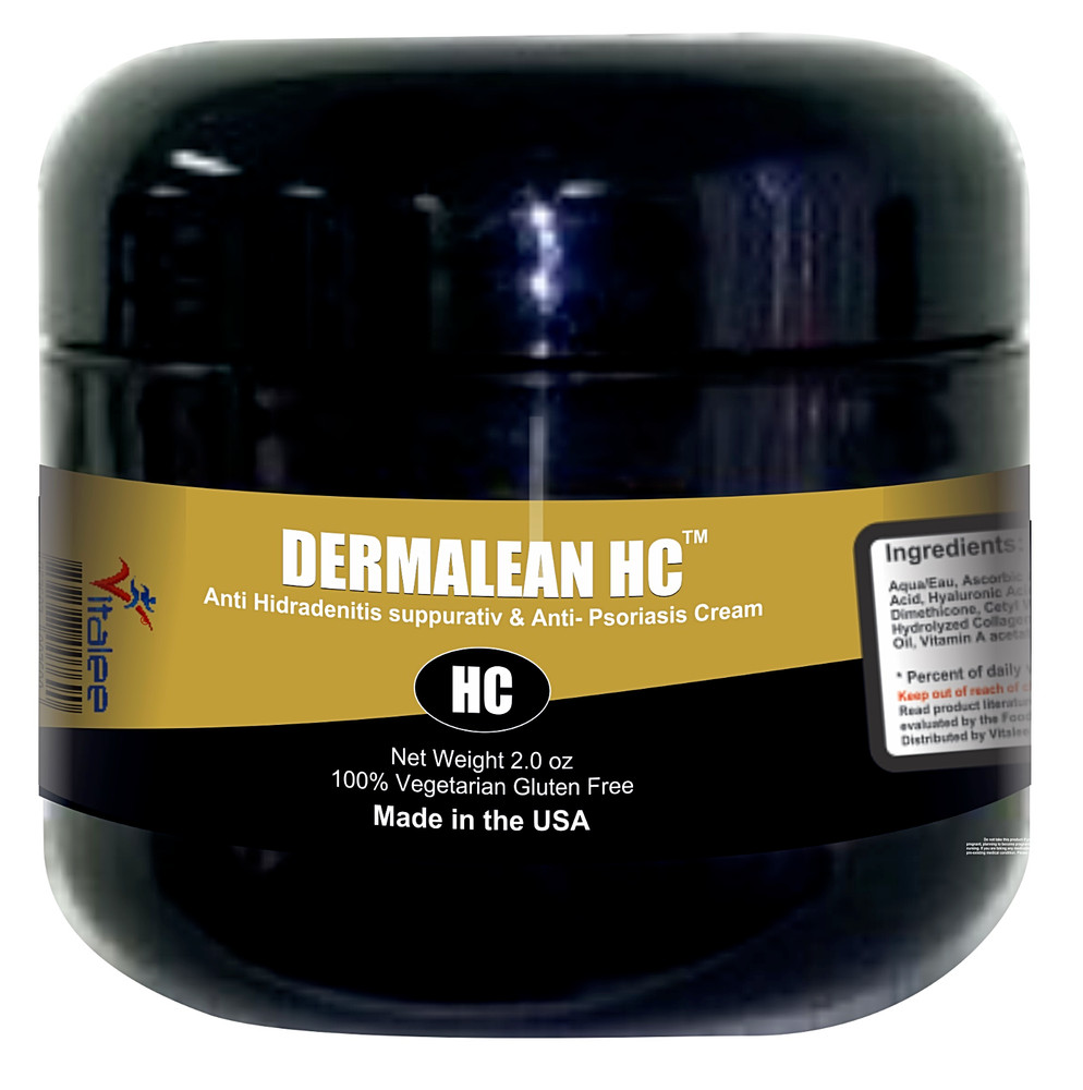 Dermalean HC-Hidradenitis Suppurativa Skin HS Cream Apocrine Gland Remedy (2 Oz)