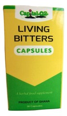 Living Bitters Capsules Natural For Colon Cleansing 30 Tablets