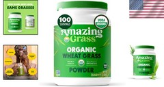 Wheat Grass Powder: 100 Servings, USDA Organic, Gluten-Free Energy Boost