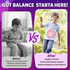para Cleanse Gummies for Kids & Humans, Herbal Gut Health Gummies with Wormwood