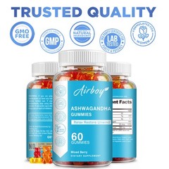 Ashwagandha Gummies – Stress Anxiety Relief, Men’s Health, Energy & Endurance